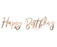 Party Deco Girlianda Happy Birthday PartyDeco H16.5cm/62cm