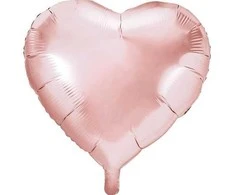 Party Deco Folinis balionas "Širdelė" 61cm rausva