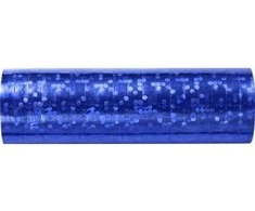 Party Deco Holografinė juostelė mėlyna 3.8m/18vnt