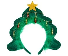 Party Deco PartyDeco Opaska Choinka, 18,5x24cm mix 92020