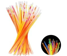 PartyDeco Pałeczki fluo mix kol 20cm su łšczn.100/op 41981