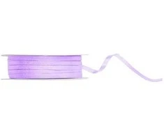Party Deco Levandų spalvos atlasinė juostelė, 3 mm