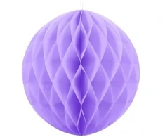 Party Deco Korėtas apvalus papuošimas 40cm 1 vnt violetinis