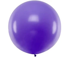 Party Deco Balionas 1m skersmens violetinis