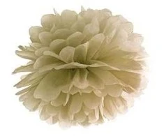 Party Deco Pomponas auksinis 25 cm