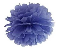 Party Deco Pomponas mėlynas 25 cm