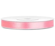 Party Deco Juostelė satino 6mm/25m rožinė