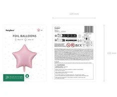 PartyDeco Balon fol.Gwiazdka 48cm rožinė FB3T-081 75917