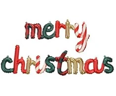 Party Deco PartyDeco Balon foliowy Merry Christmas mix 98398