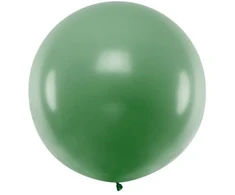 Party Deco Balionas 1m skersmens tamsiai žalias
