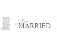 Party Deco Valstybinis numeris „Just Married“