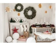 Party Deco PartyDeco *****Bombka papierowa Latarnia bordo 13,2x15 75433