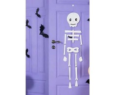 PartyDeco Popierinės dekoracijos Šikšnosparniai, 19-29 cm
