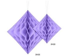 Party Deco Šilkinis popierius „Diamond“, šviesiai violetinis