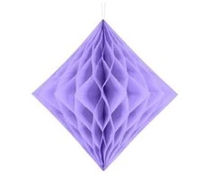 Party Deco Šilkinis popierius „Diamond“, šviesiai violetinis