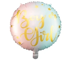 Party Deco Folinis balionas "Berniukas ar mergaitė" 35 cm