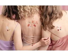 PartyDeco Laikinosios tatuiruotės Gėlės