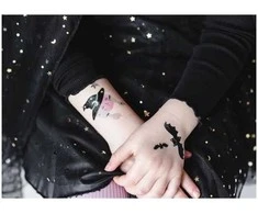Party Deco Tattoo rinkinukas helovinui "Hocus Pocus" 20 vnt