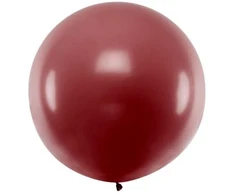 Party Deco Balionas 1m skersmens burgundiškas