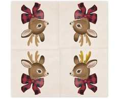 Party Deco PartyDeco elnių spalvos servetėlės 33x33cm mišinio A12 93768