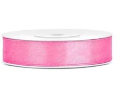 Party Deco Juostelė satino 12mm/25m rožinė