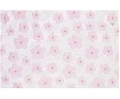 Party Deco Bėgeliuko formos padėklas „Bėgeliuko gėlės“, šviesiai rožinis, 26x500cm