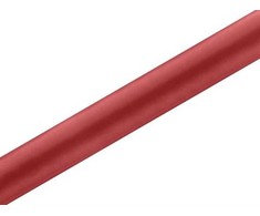 Party Deco PartyDeco Lygus atlasinis stalo takelis, raudonas, 36 x 9 m
