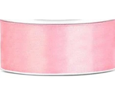 Party Deco Juostelė satino 25mm/25m rožinė