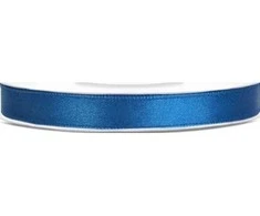 Party Deco Juostelė satino 6mm/25m mėlyna