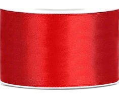 Party Deco PartyDeco RIBBON DEC 38MM/25M RAUDONA