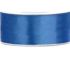 Party Deco Paperseal Satininė juostelė, 25mm/25m, mėlyna