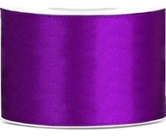 Party Deco Juostelė satino 50mm/25m tamsiai violetinė