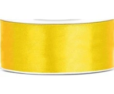 Party Deco Juostelė satino 25mm/25m geltona