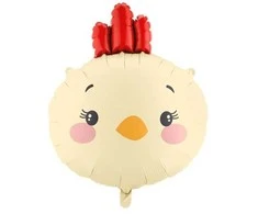 Party Deco PartyDeco Balon fol.Kurczak 51x59cm mix FB376 74897