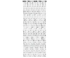 Party Deco Sidabrinės folijos užuolaida-lietutis "Eglutės" 100*245cm