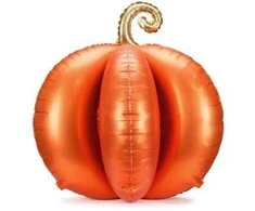 Party Deco Stovintis oranžinis moliūgo folijos balionas