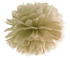 Party Deco Pomponas auksinis 35 cm