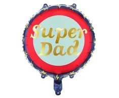 Party Deco Folinis balionas "Super Dad" 45cm