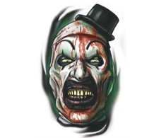 Partychimp Klouno Art tatuiruotė