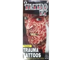 Partychimp Nudegimų žymių tatuiruotė