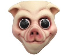 Partychimp Kiaulės kaukė didelėmis akimis, paauglė