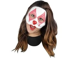 Partychimp Harlequin klouno kaukė