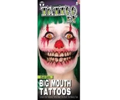 Partychimp Piktos šypsenos tatuiruotė