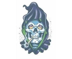 Partychimp Akmens iki kaulo tatuiruotė