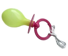 Partychimp Didelis kūdikio čiulptukas kostiumui, rožinis 18 cm