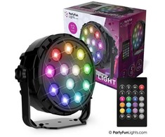 Nielsen_Light Partyfunlights Disko projektorius su nuotolinio valdymo pultu Ø: 12,6 cm
