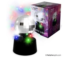 Partyfunlights Mini veidrodinis rutulinis šviestuvas Ø: 9,2 cm