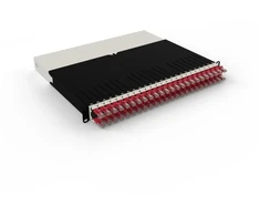 PATCHBOX .one / 8RU / UTP / Raudonas, 0,8 m, Cat6a, U/UTP (UTP), RJ-45, RJ-45, Raudonas