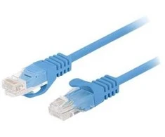 PATCHCORD KAT.6 UTP 0.5M Mėlynas FLUKE PASSED LANBERG 10-PACK