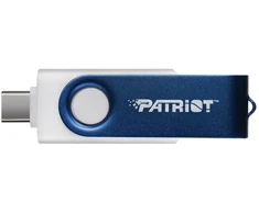 USB atmintinė Patriot Memory Xporter X550 128 GB USB A tipo / USB C tipo 3.2 Gen 1 (3.1 Gen 1) mėlyna, balta